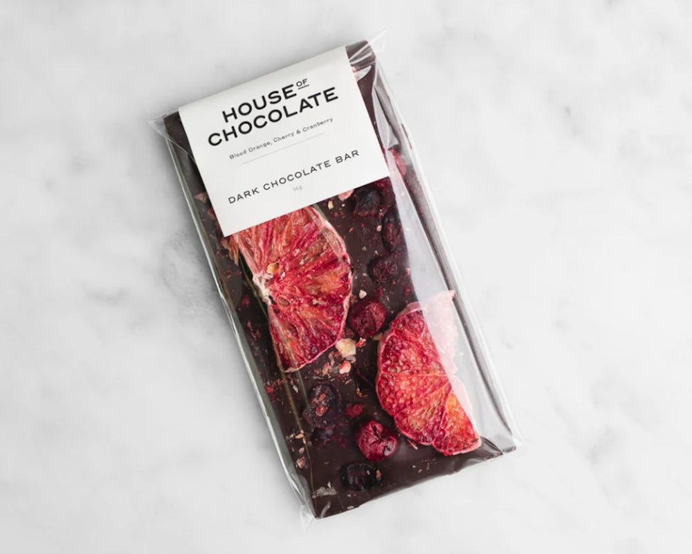 House of Chocolate | Blood Orange Dark Chocolate Bar