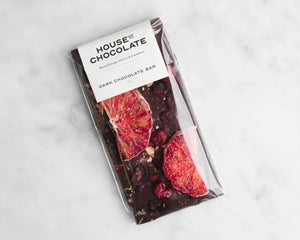 House of Chocolate | Blood Orange Dark Chocolate Bar