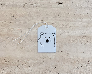 Blue Bear Gift Tag