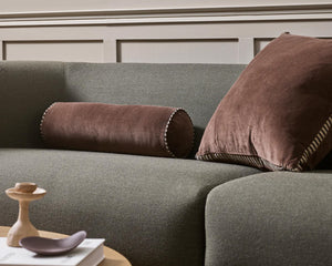 Elliot Bolster Cushion | Chocolate