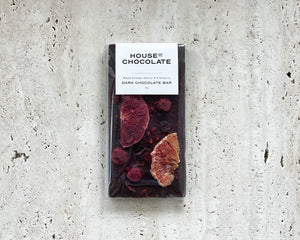 House of Chocolate | Blood Orange Dark Chocolate Bar