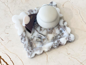 Scalloped Marble Dish | Bulgari