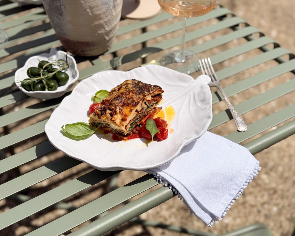 Cabbage Leaf Plate | Blanc