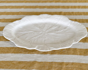 Cabbage Leaf Oval Platter | Large