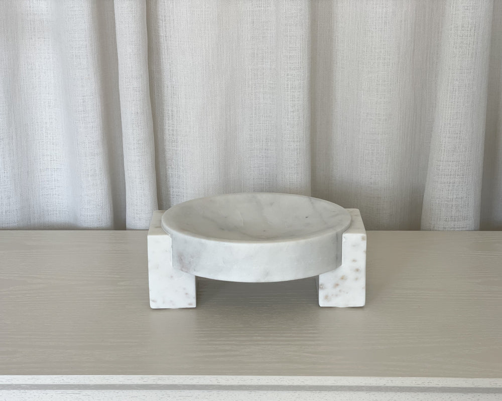 Pedestal Bowl | Carrara