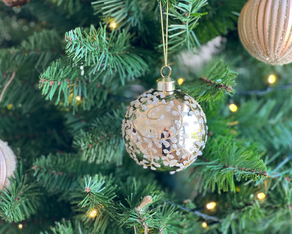 Leaf Bauble | Champagne