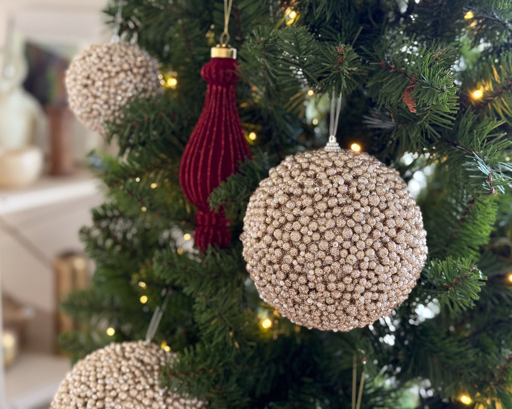 Champagne Pearl Bubble Bauble | XL