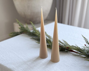 Beeswax Cone Candle