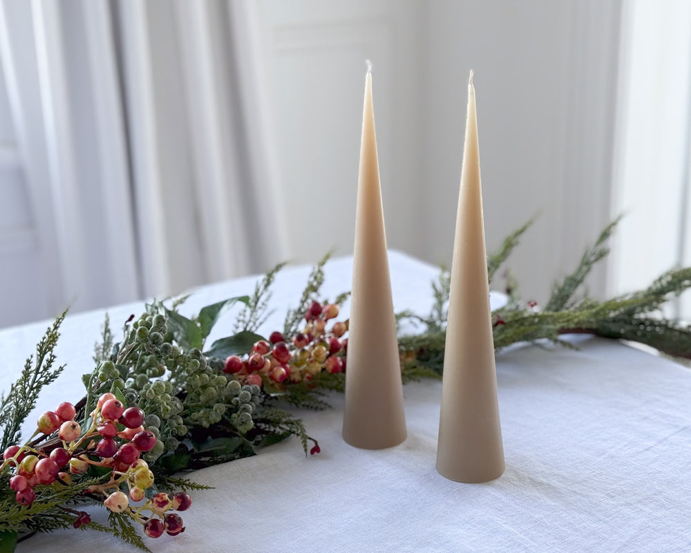 Beeswax Cone Candle