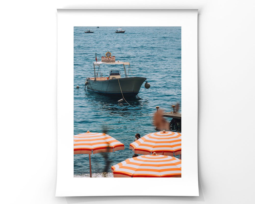 Jessica Art Prints | Cruising Along Positano's Shores