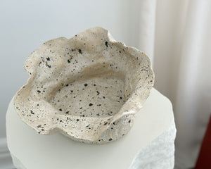Lily May | Dark Matter Organic Bowl | Cream Speckle