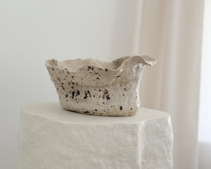 Lily May | Dark Matter Organic Bowl | Cream Speckle