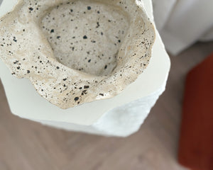 Lily May | Dark Matter Organic Bowl | Cream Speckle