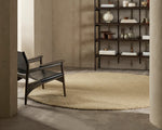 Dorset Round Rug | Biscuit