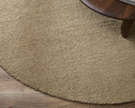 Dorset Round Rug | Biscuit