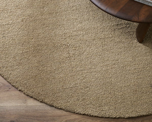 Dorset Round Rug | Biscuit