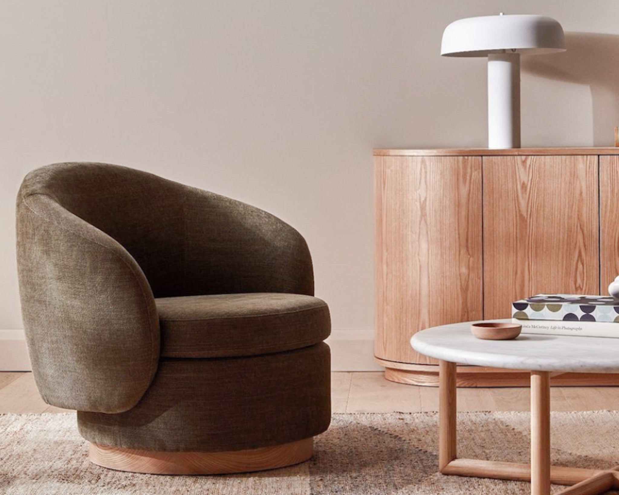Duke Occasional Chair | Olive – ORNAMENT