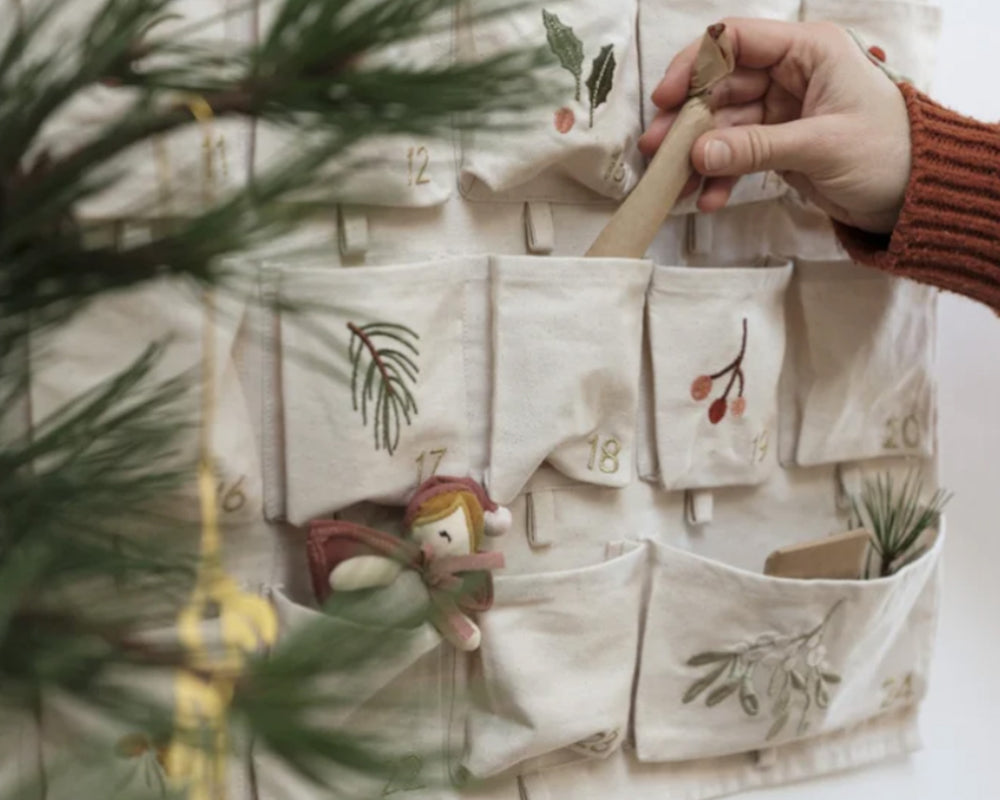 Embroidered Christmas Advent Calendar