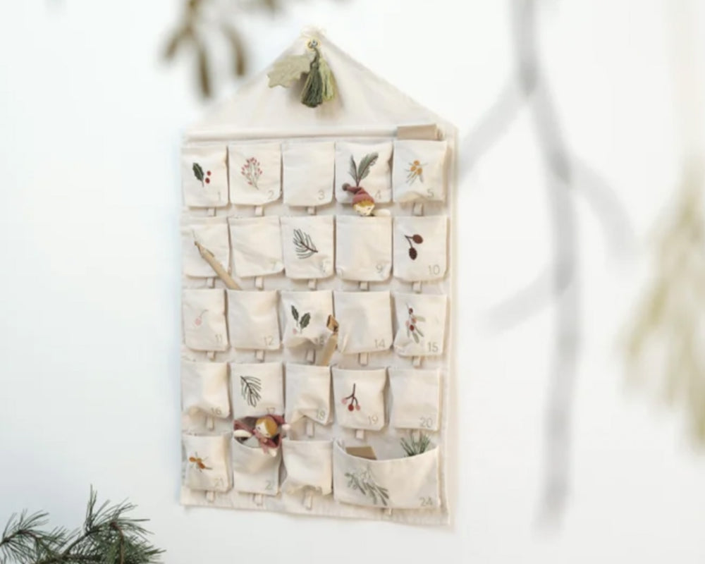 Embroidered Christmas Advent Calendar