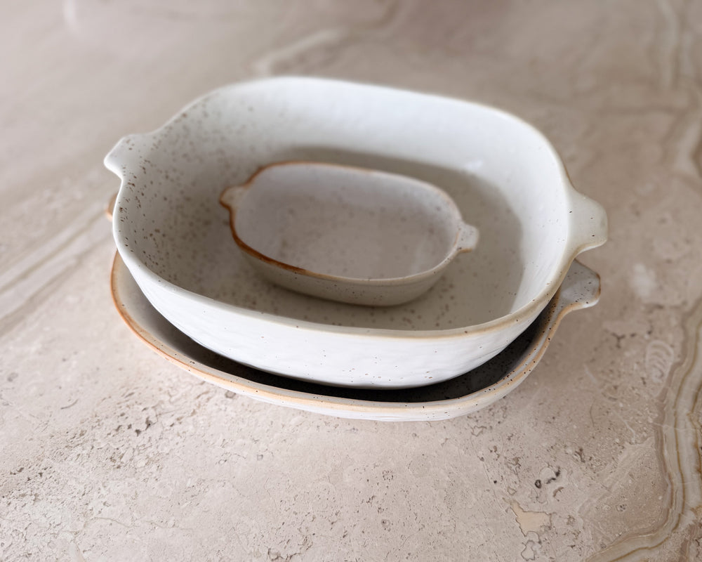 Florence Ceramic Serve Dish | Shallow