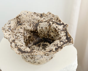 Lily May Ceramics | Dark Matter Organic Bowl | Flux