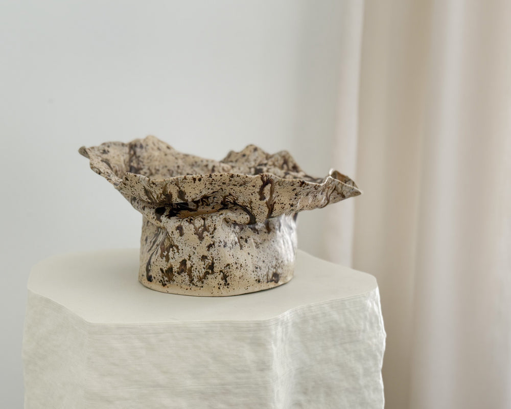 Lily May Ceramics | Dark Matter Organic Bowl | Flux
