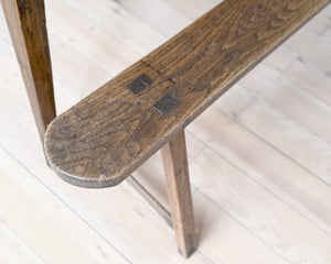 French Oak Antique Bench Seat