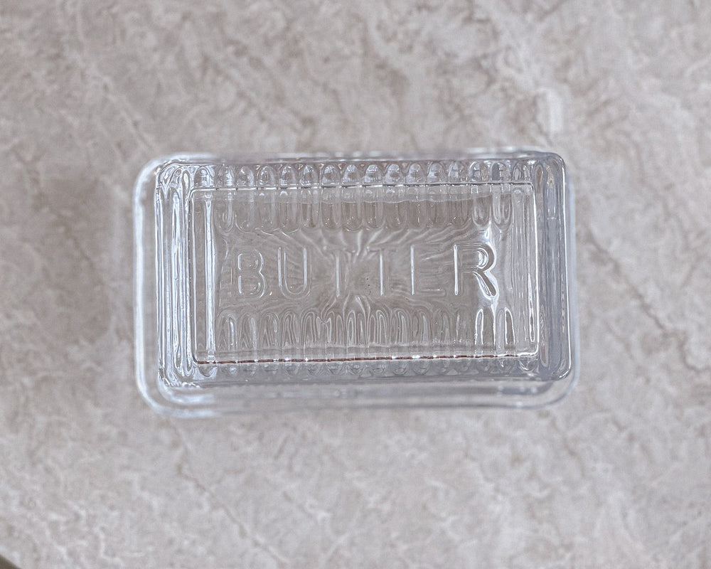 Glass Butter Dish