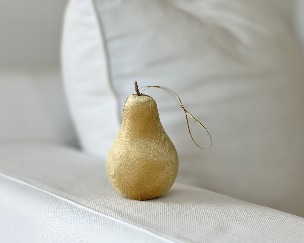 Golden Pear Decoration