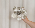 Grand Jewelled Magnolia Flower Clip