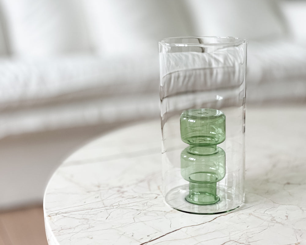 Sculpt Flip Vase | Green