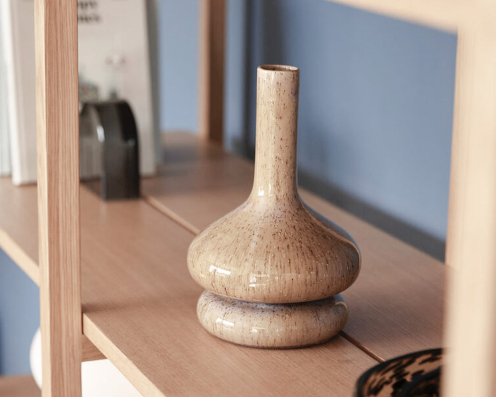 Hubsch | Curve Vase | Sand