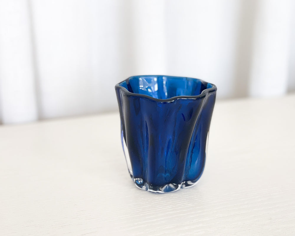 Akira Candle Vessel | Indigo