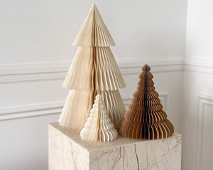 Luxe Paper Tree Decoration | Ivory | 45cm