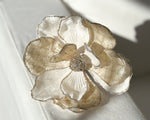 Jewelled Magnolia Flower Clip