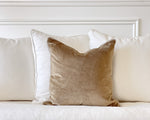 Juliette Velvet Cushion | Olive