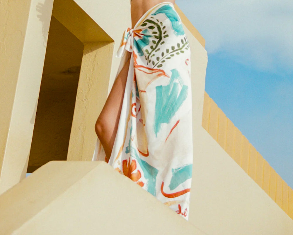 LAND Essentials Silk Sarong | Le Soleil Stevie Michaels x LAND