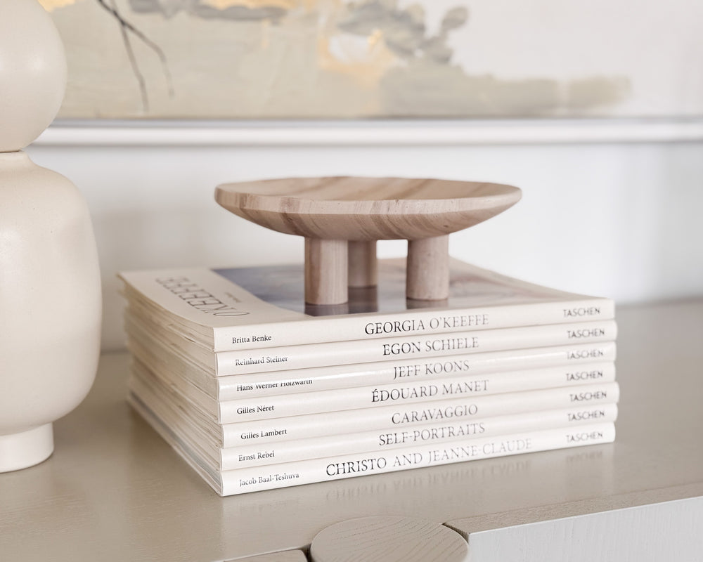 Limestone Footed Dish