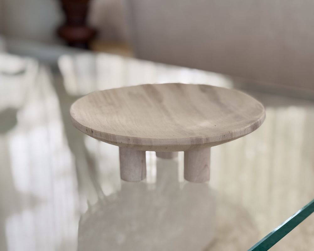 Limestone Footed Dish