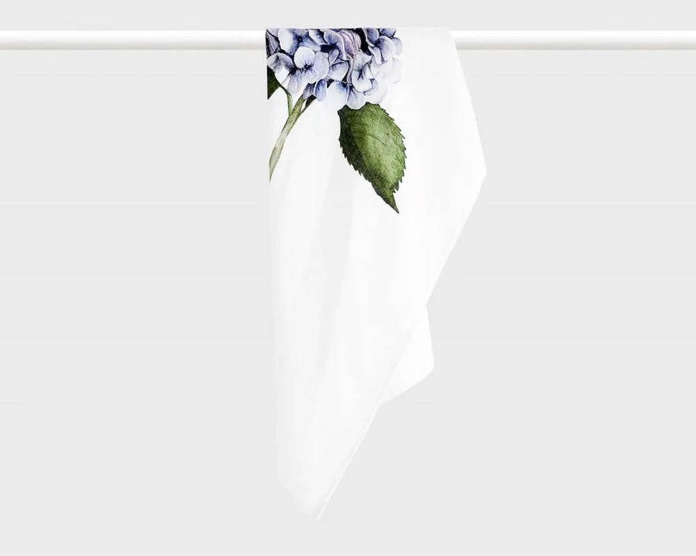 Linen Tea Towel | Hydrangea