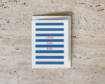 Love You Dad Striped Card