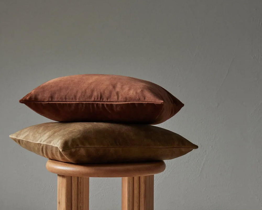 Lucia Velvet Cushion | Cinnamon