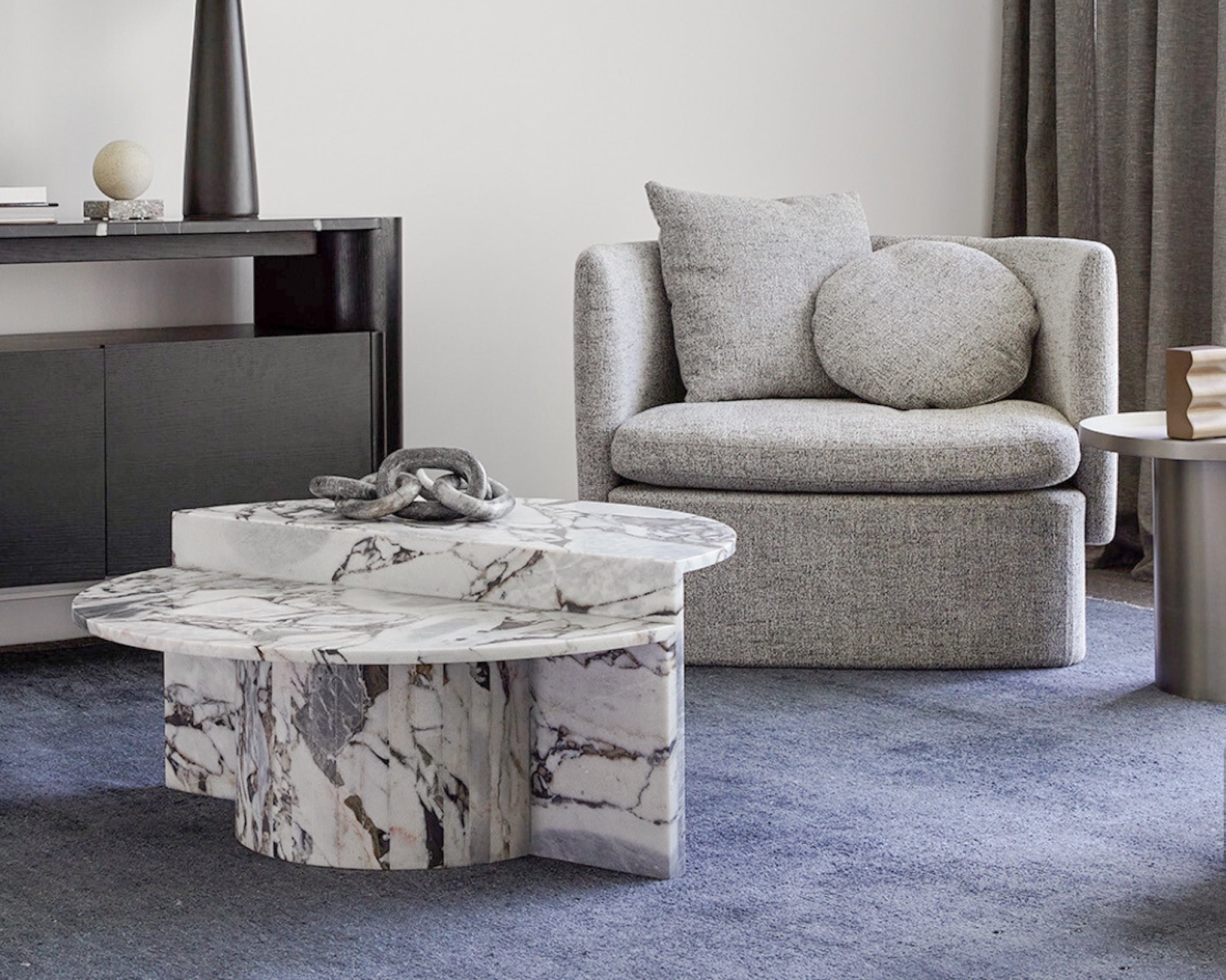 Luna Step Coffee Table | Ocean Marble – ORNAMENT