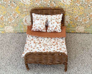 Miniature Rattan Bed Set