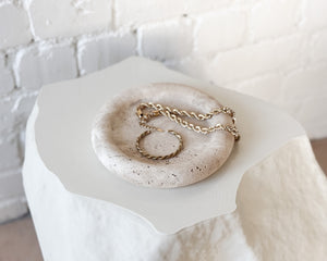 Moon Tray | Travertine