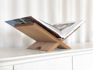 Wooden Book Stand | Natural