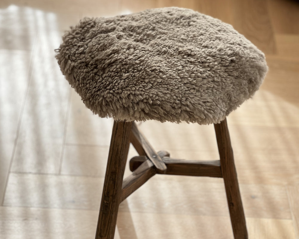 Sheepskin Cushion | Natural Short Wool