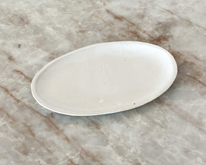 Oval Dish | Cream Parchment