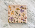 Pressed Flower Paper Napkin Set