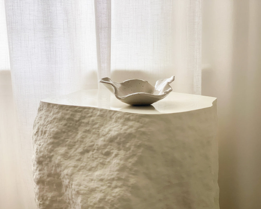 Papier Dish | Cream Speckle